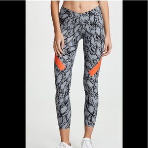 Adidas by Stella McCartney snake print leggings